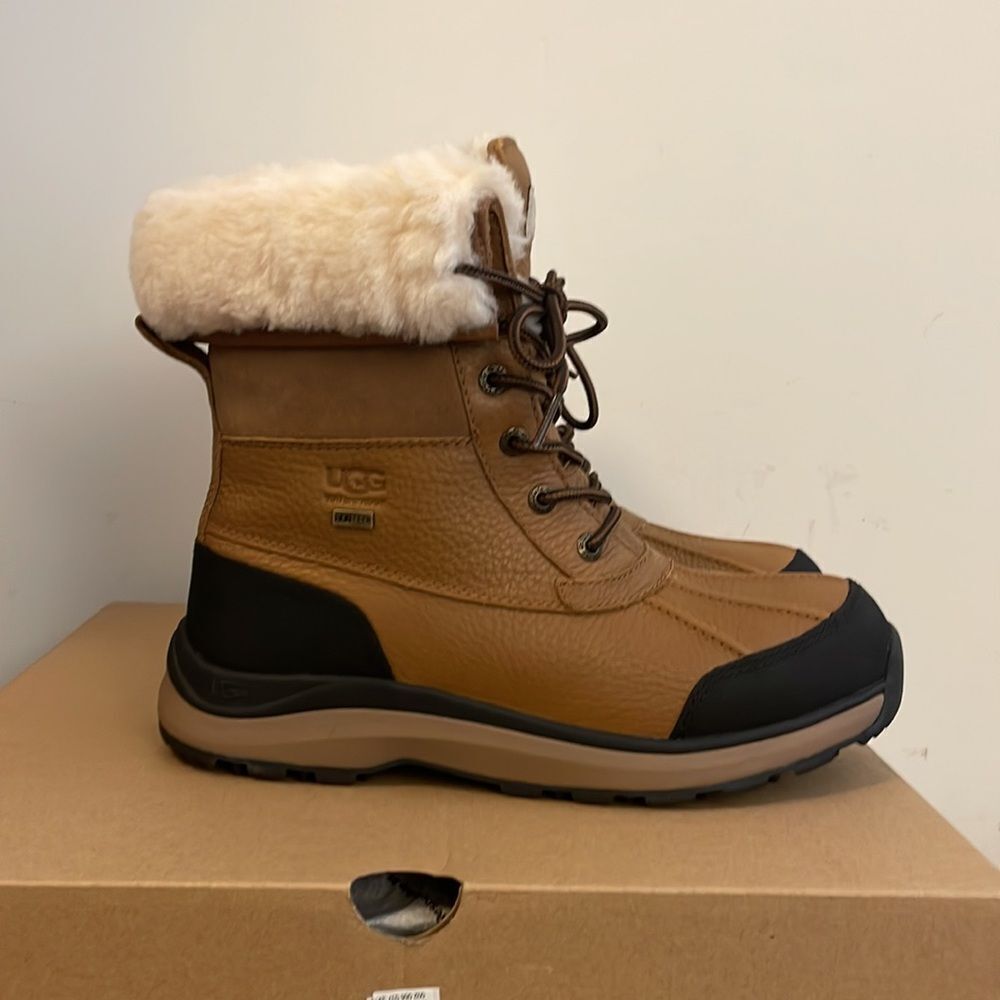 UGG Adirondack III Boots Chestnut USA Women Size 6/UK 4/EU 37 - Picture 8 of 14
